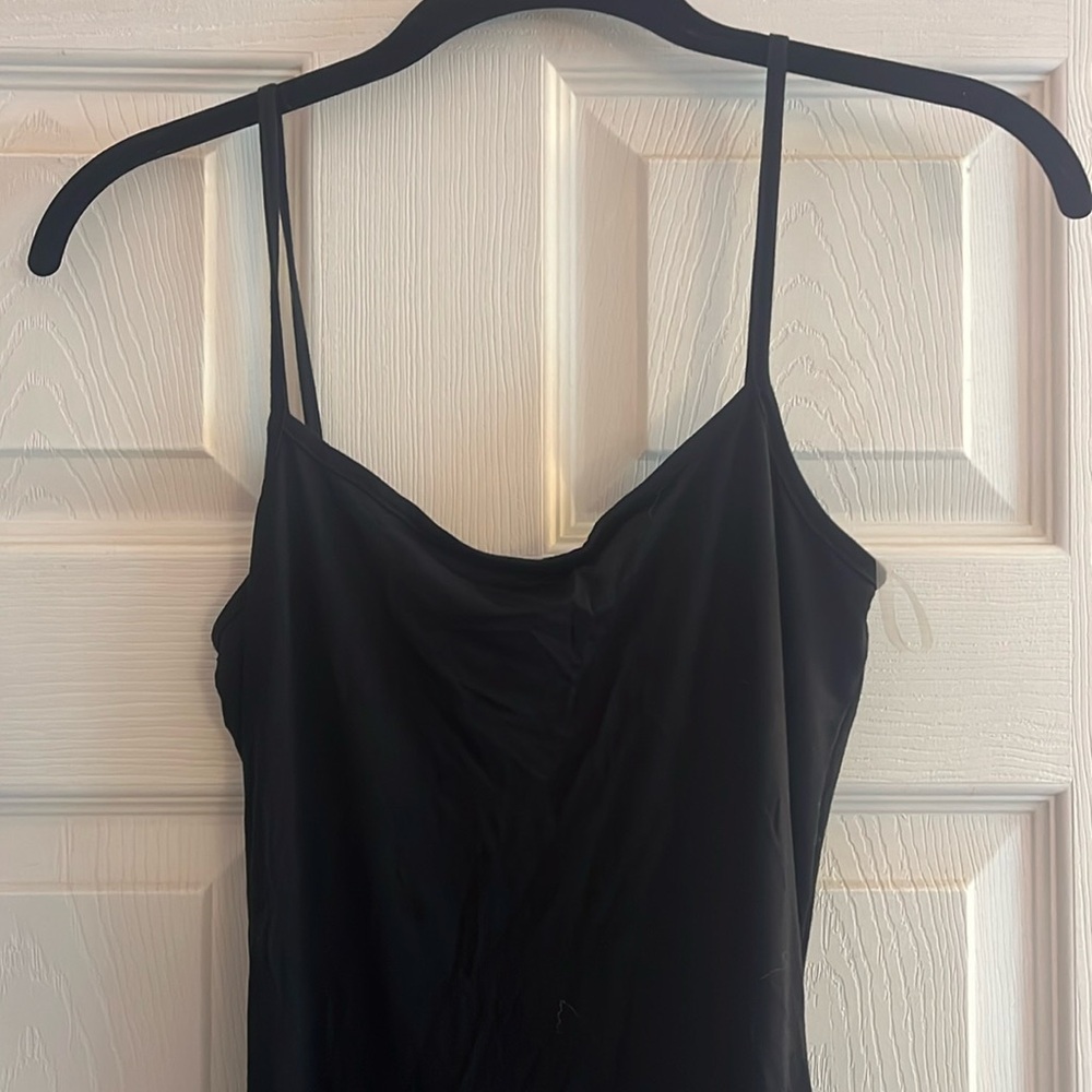 Black maxi dress